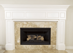 Fireplace by Custom Builders in Tampa Bay Area