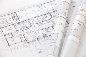 CONSTRUCTION blueprints for Tampa Bay General Contractor Miu Custom Homes
